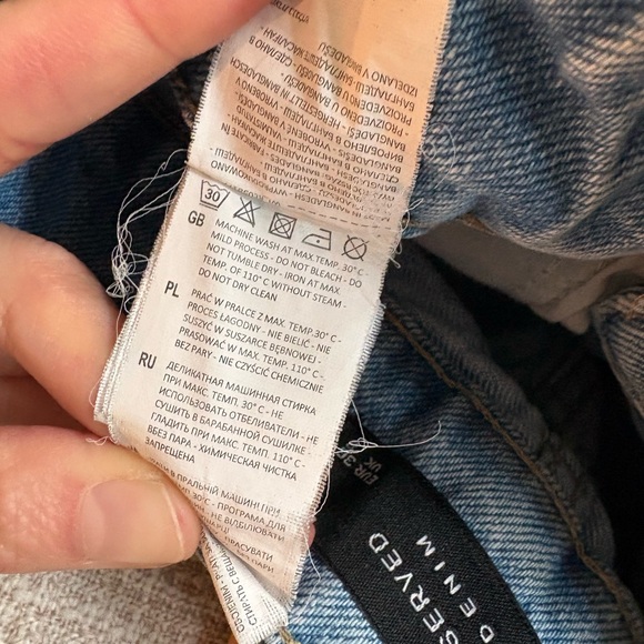 Reserved Denim Wide Leg Jeans - Picture 9 of 10